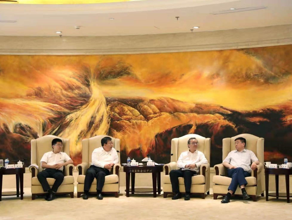 金亞潤環(huán)?？萍级麻L常文光一行赴太原參加“工業(yè)固廢綜合利用”項(xiàng)目政企銀洽談會(huì)